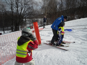 žáci lyžařské školy